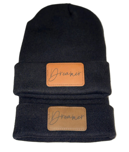 Dreamer Patch Beanie in Black