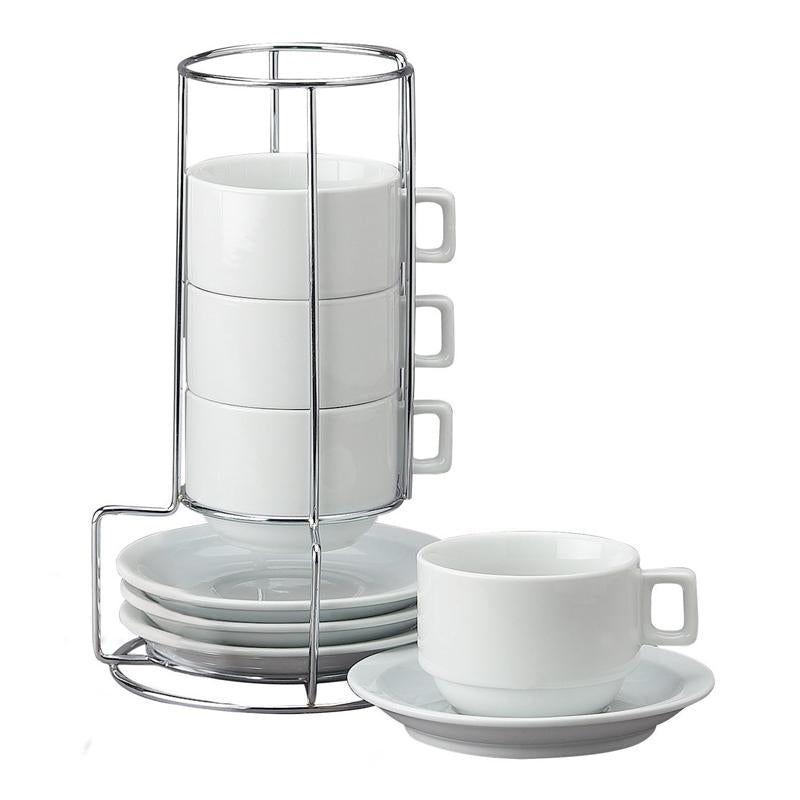 Cappuccino Cup Tower & Stand, Modern General