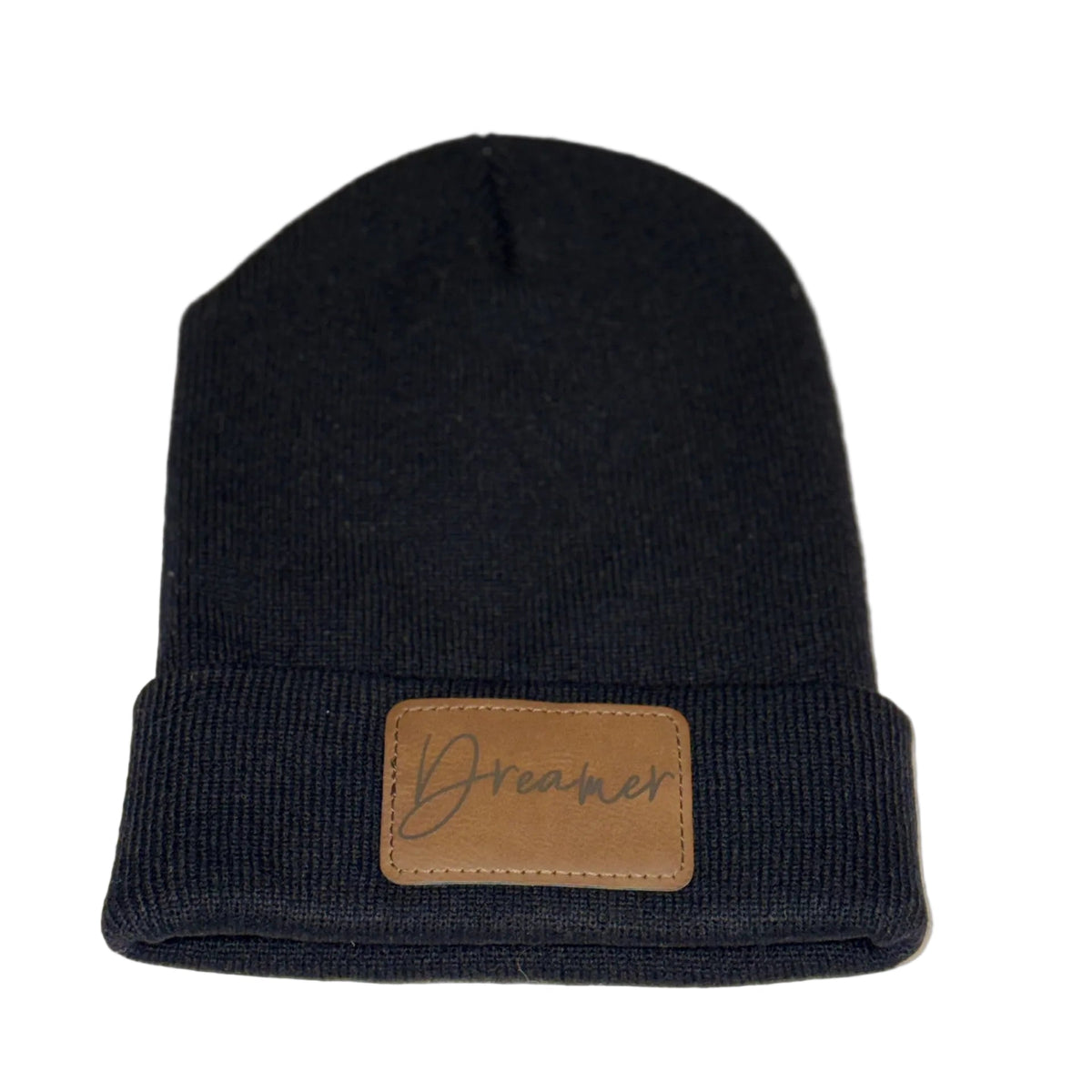 Dreamer Patch Beanie in Black